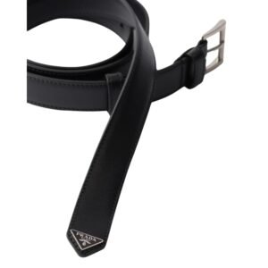 PARADA LEATHER BELT IN BLACK