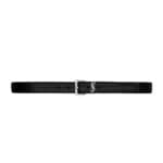 SAINT LAURENT CASSANDRE BELT IN CROCODILE-EMBOSSED LEATHER