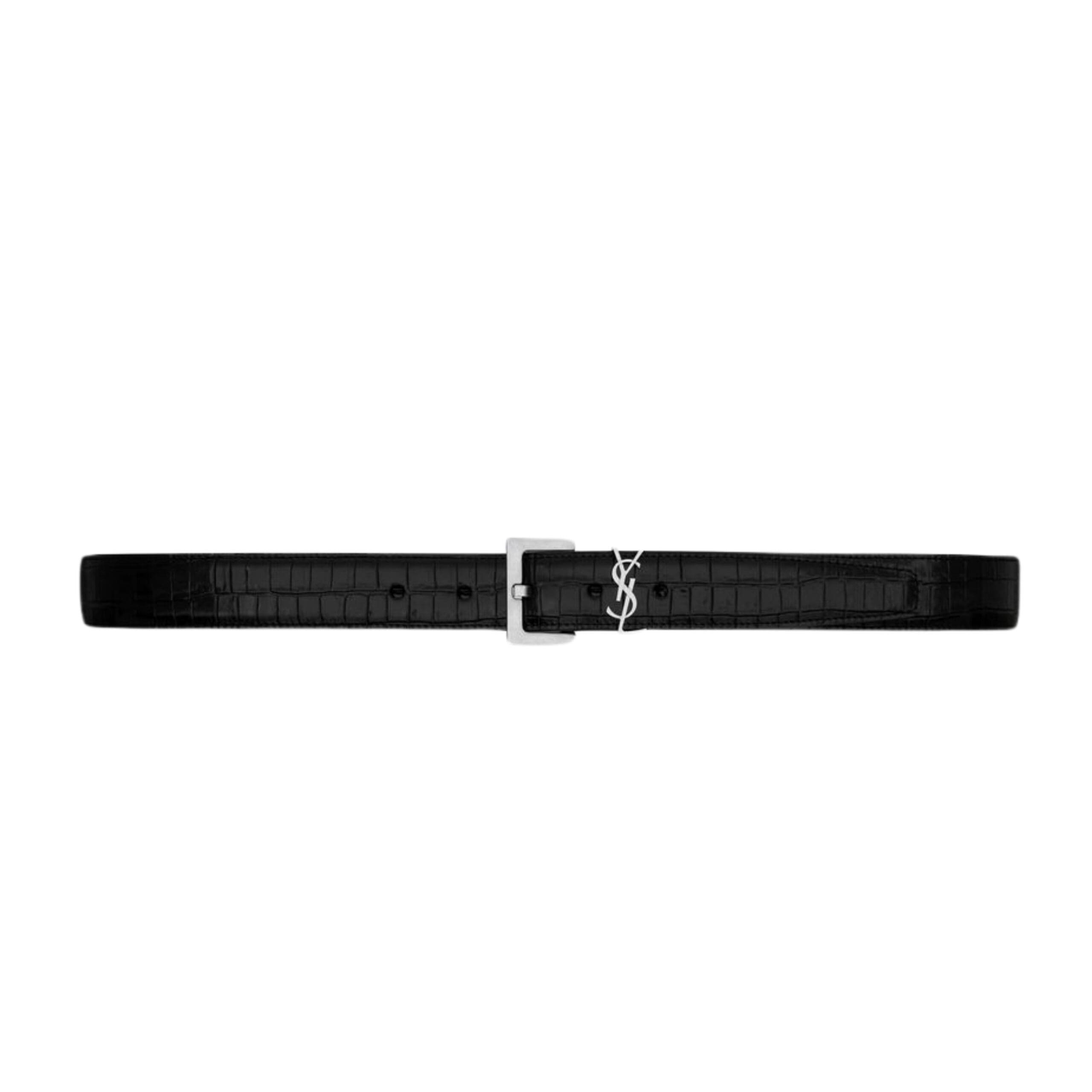 SAINT LAURENT CASSANDRE BELT IN SMOOTH LEATHER