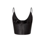 LOUIS VUITTON PINSTRIPE LEATHER CAMISOLE