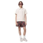 LOUIS VUITTON LEATHER INTARSIA DAIMER RUGDY SHORTS