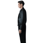 mackage chance spread collar leather jacket