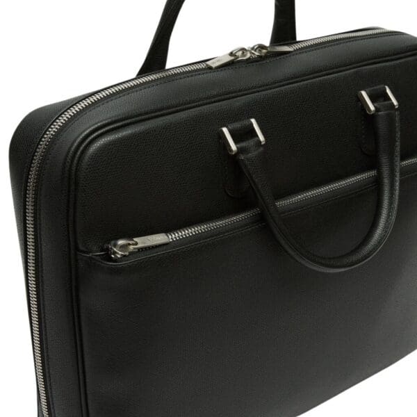 VALEXTRA AVIETTA BRIEFCASE WITH ZIP 24H