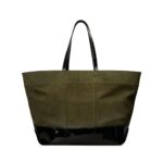 EAST WEST MAXI AMI SHOPPING BAG IN OLIVE