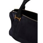 CHLOE MARCIE LARGE DOUBLE CARRY BAG MIDNIGHT BLUE