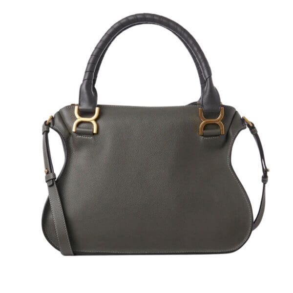 CHLOE MARCIE DOUBLE CARRY BAG ELEPHANT GREY