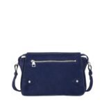 Indulge in understated elegance with the Beacon Saddle Bag in Suede, a captivating creation that pays homage to the rugged charm of traditional workwear satchels. Crafted from sumptuously supple suede in a deep, alluring dark blue hue, this accessory embodies sophistication and refinement while embracing its utilitarian inspiration. The Beacon Saddle Bag in Suede is a testament to the brand's dedication to superior craftsmanship and meticulous attention to detail. The supple suede material lends a luxurious touch to the design, inviting touch and admiration with its velvety texture and rich color. At the forefront of the design are the signature belted straps adorned with a distinguished D-ring buckle, securing the fold-over flap with both practicality and style. Inspired by the functionality of workwear satchels, these straps add a touch of rugged elegance to the bag while ensuring the safety of your belongings. Versatility is key with the adjustable shoulder strap, allowing you to effortlessly transition from day to night with ease and comfort. Whether worn crossbody for hands-free convenience or elegantly draped over the shoulder, this thoughtful addition ensures that the bag complements your every movement with grace and style. Practicality meets sophistication with the inclusion of a zip top fastening, providing secure closure for your essentials, while a zip back pocket offers convenient access to items on the go. Inside, an internal zip pocket further enhances organization, keeping your belongings neatly stowed within the spacious interior. Elevating the bag's aesthetic appeal are silver-tone metal hardware accents, adding a touch of modernity and refinement to its timeless design. From the precise stitching to the polished hardware, each detail is meticulously executed, reflecting the brand's dedication to impeccable craftsmanship and quality. In essence, the Beacon Saddle Bag in Suede epitomizes the perfect blend of classic elegance and contemporary sophistication. With its exquisite craftsmanship, thoughtful design, and enduring appeal, it stands as a testament to the brand's commitment to timeless style and impeccable quality, inviting you to elevate your ensemble with effortless sophistication and grace.