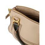 CHLOE MARCIE DOUBLE CARRY BAG FLORAL GREY