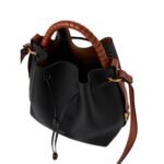 CHLOE MARCIE BUCKET BAG BLACK