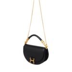CHLOE MARCIE CHAIN FLAP BAG BLACK