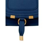 CHLOE MARCIE MINI DOUBLE CARRY BAG DEEP DENIM