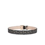 BALMAIN BICOLOR JACQUARD PB BELT