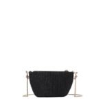 CHLOE ZIPPERED MINI BASKET WITH CHAIN BLACK