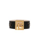 BALMAIN LEATHER P-BELT