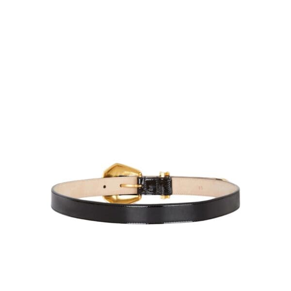 BALMAIN PATENT LEATHER WESTERN BELT