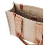 CHLOE MEDIUM WOODY TOTE BAG SOFT TAN