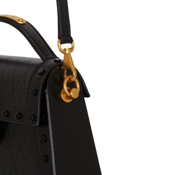 BALMAIN JOLIE MADAME MEDIUM BAG IN CALFSKIN BLACK - Image 6