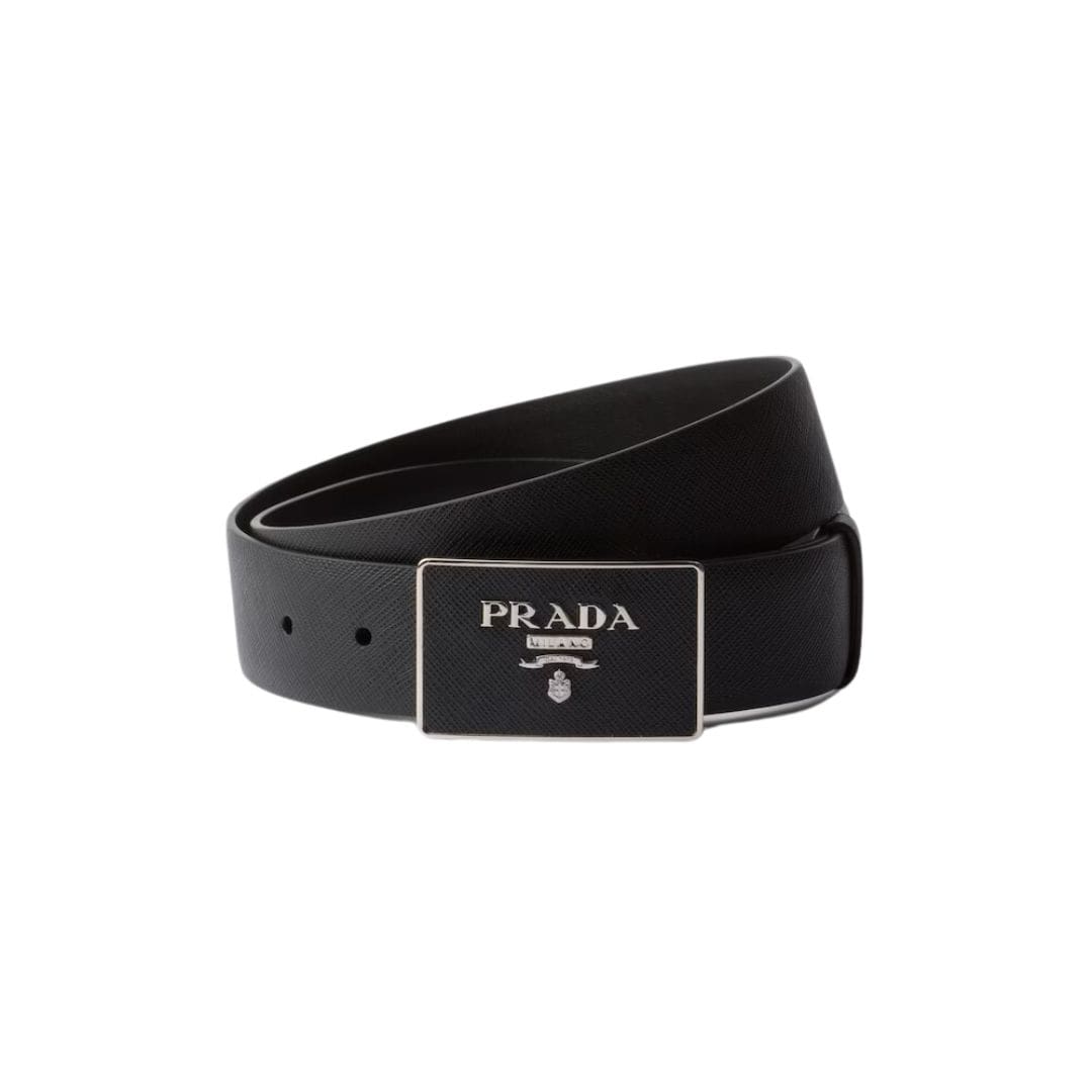 PRADA SAFFIANO LEATHER BELT