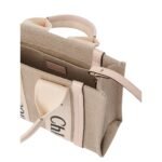 CHLOE SMALL WOODY TOTE BAG CEMENT PINK