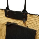 VALEXTRA SOFT TOTE RAFFIA CROCHET MAXI BAG