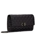 VALENTINO GARAVANI ROCKSTUD SPIKE CROSSBODY NAPPA LEATHER BAG
