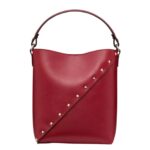 VALENTINO GARAVANI ROCKSTUD WISPY CALFSKIN BUCKET BAG