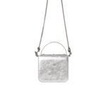 CHLOE PENELOPE MICRO FLAP BAG SILVER