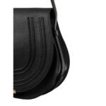 CHLOE MARCIE MEDIUM SADDLE BAG BLACK