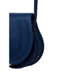 CHLOE MARCIE MEDIUM SADDLE BAG DEEP DENIM