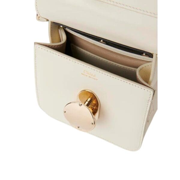 CHLOE PENELOPE MICRO FLAP BAG MISTY IVORY