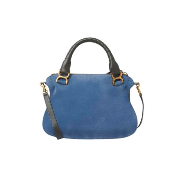 CHLOE MARCIE DOUBLE CARRY BAG HEAVEN BLUE