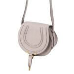 CHLOE MARCIE SMALL SADDLE BAG WILD GREY
