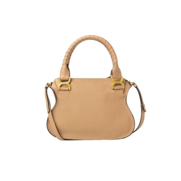 CHLOE MARCIE SMALL DOUBLE CARRY BAG MILKY BROWN