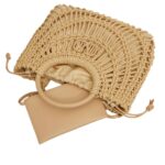 VALENTINO GARAVANI ALLKNOTS WOVEN ROPE SHOPPING BAG