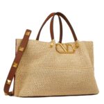 VALENTINO GARAVANI MEDIUM STRAW SUMMER TOTE