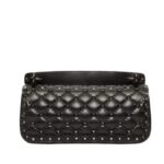 VALENTINO GARAVANI ROCKSTUD SPIKE CALFSKIN SHOULDER BAG