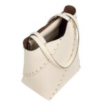 VALENTINO GARAVANI ROCKSTUD WISPY SHOPPING BAG IN CALFSKIN