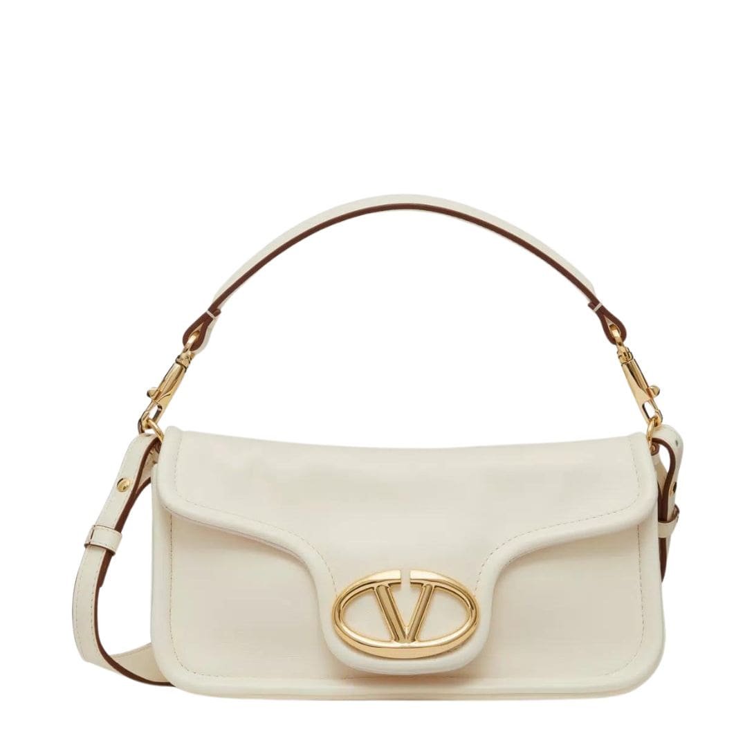 VALENTINO GARAVANI VLOGO 1960 NAPPA LEATHER MEDIUM SHOULDER BAG 1 VALENTINO GARAVANI VLOGO 1960 NAPPA LEATHER MEDIUM SHOULDER BAG