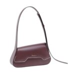 SANTONI BURGUNDY LEATHER THEPLUTO BAG
