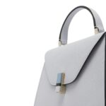 VALEXTRA ISIDE PLEXI TOP HANDLE MEDIUM BAG