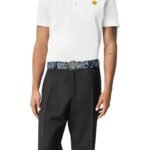 VERSACE LA MEDUSA BAROCCO STENCIL BELT 4 CM