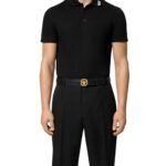 VERSACE LA MEDUSA LEATHER BELT 5 CM