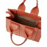 CHLOE SMALL WOODY TOTE BAG TAWNY ORANGE