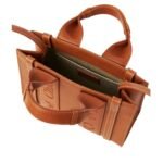 CHLOE MINI WOODY TOTE BAG CARAMEL