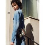 CHLOE MINI WOODY TOTE BAG ELEPHANT GREY