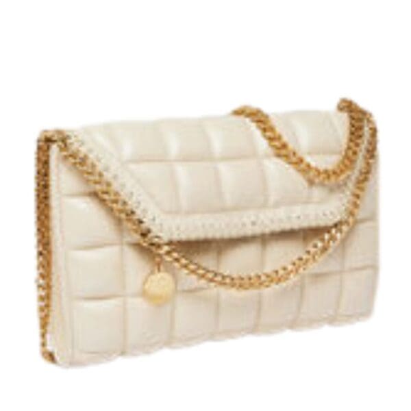 STELLA MCCARTNEY FALABELLA SQUARE QUILTED WALLET CROSSBODY BAG