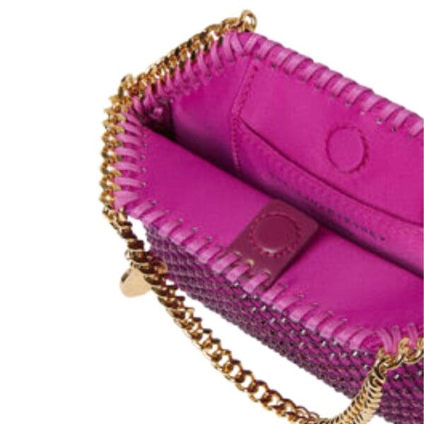 vSTELLA MCCARTNEY FALABELLA CRYSTAL MESH MINI TOTE BAG