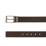 BALLY SHIFFIE 35MM REVERSIBLE AND ADJUSTABLE BELT IN BLACK AND EBONY LEATHER