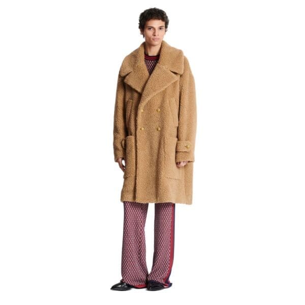 BALMAIN LONG DOUBLE BREASTED COAT