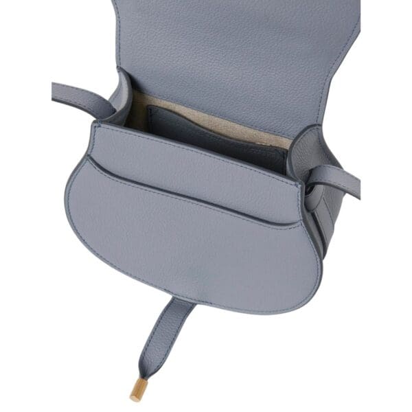 CHLOE MARCIE SMALL SADDLE BAG STORM BLUE
